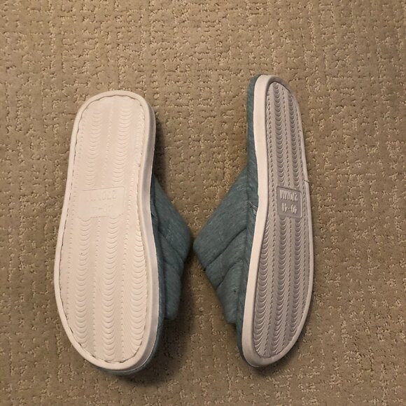 Striped Slide on Slippers - Picture 2 of 2